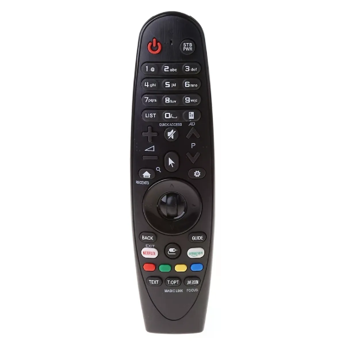 Télécommande TV remplacement LG - Noir