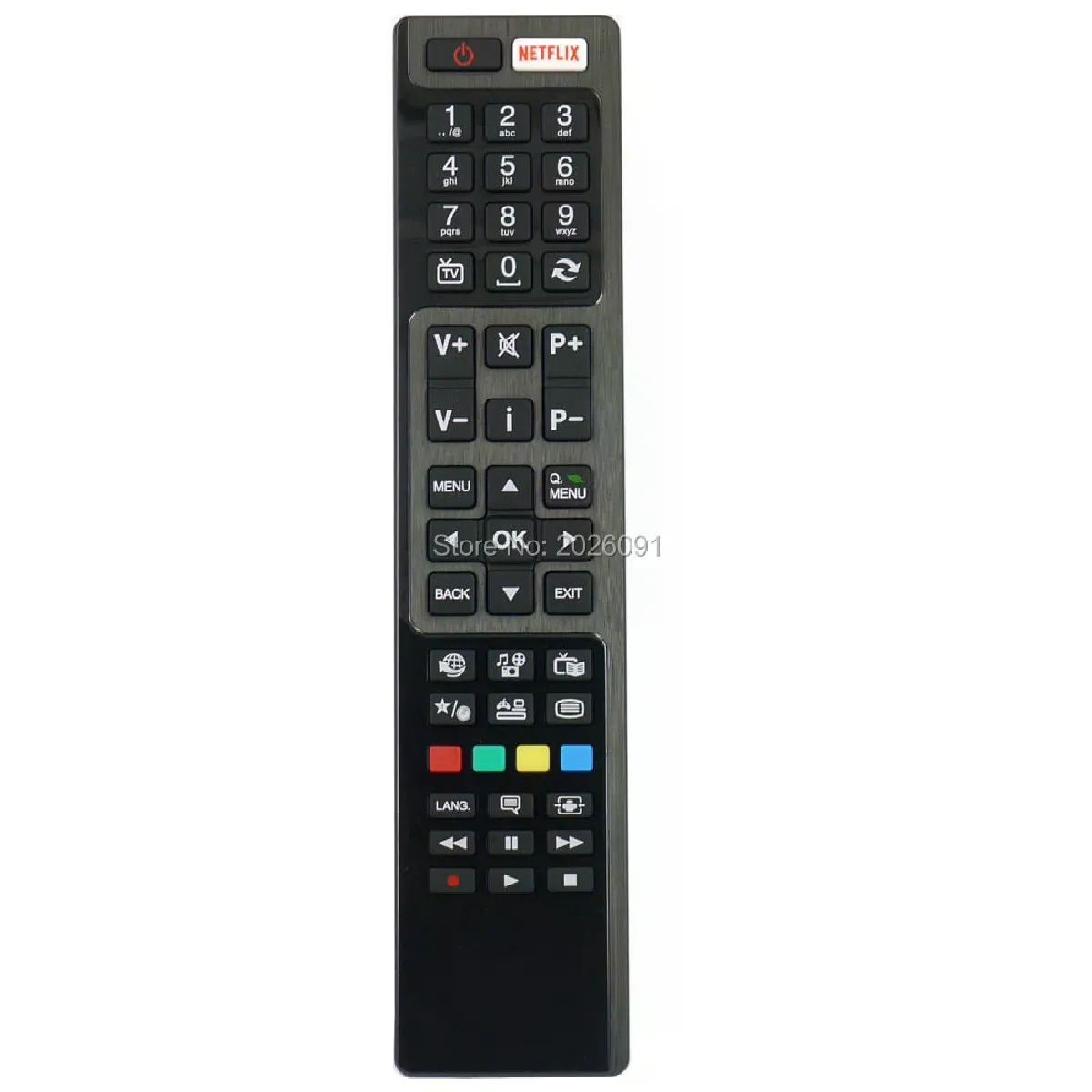 Télécommande TV Panasonic - Noir