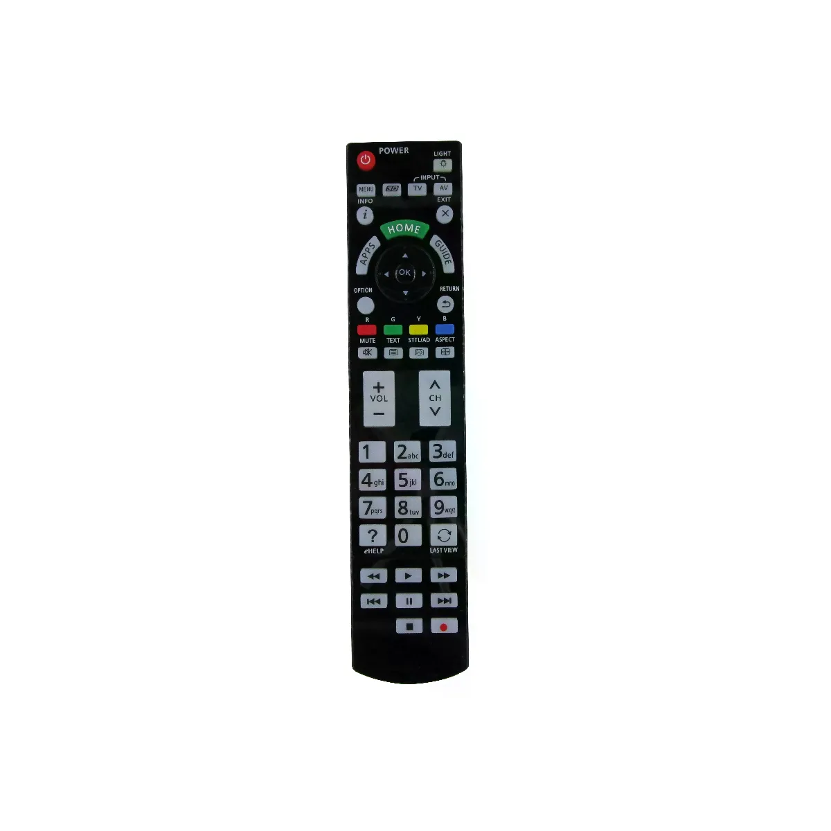 Télécommande TV pour Panasonic - Noir