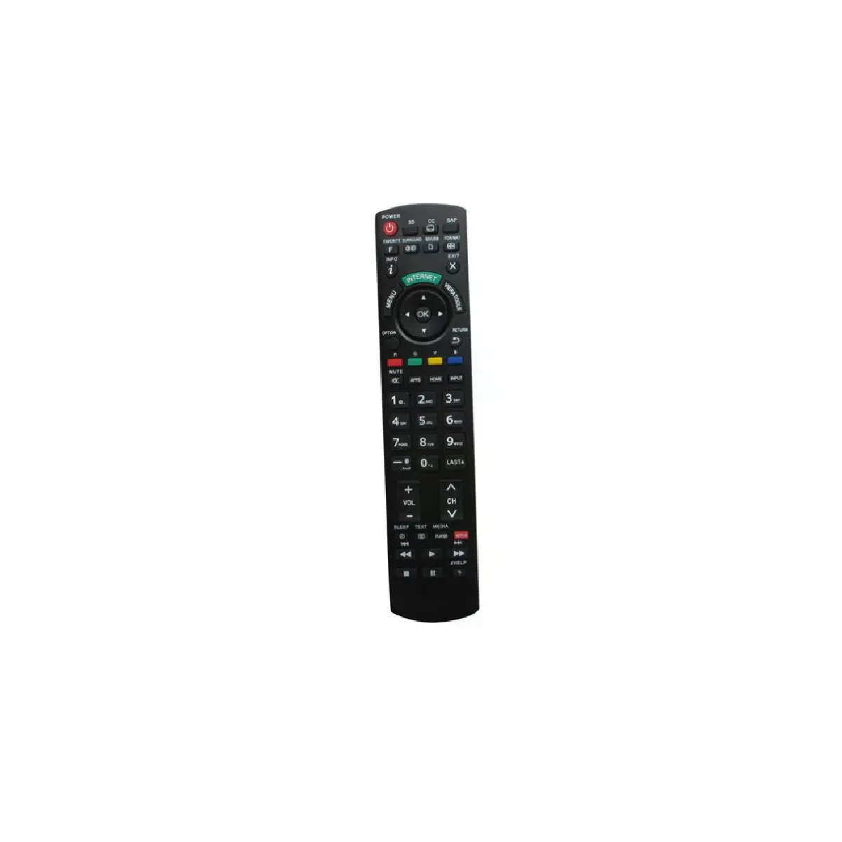 Télécommande TV Panasonic - Noir