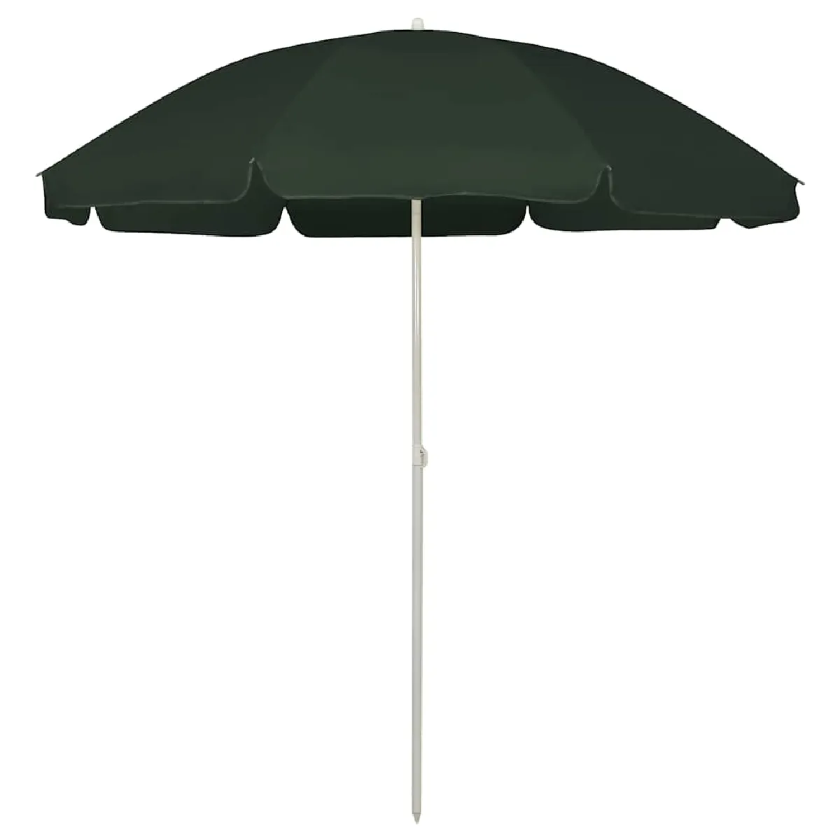 Vidaxl Parasol de plage vert 240 cm - vue 1
