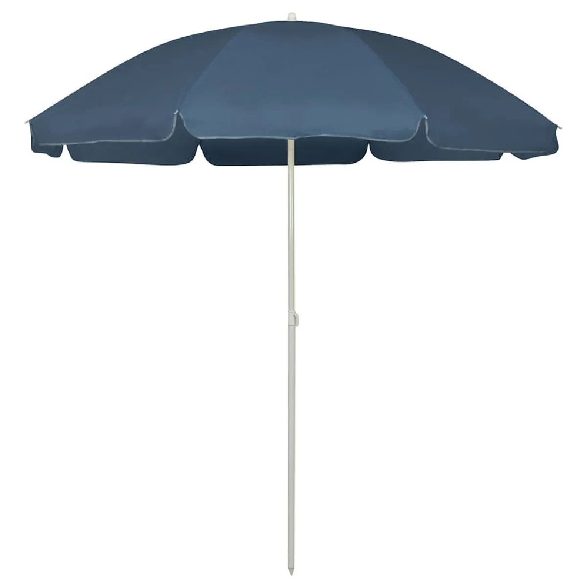 Vidaxl Parasol de plage 240 cm Bleu - vue 4