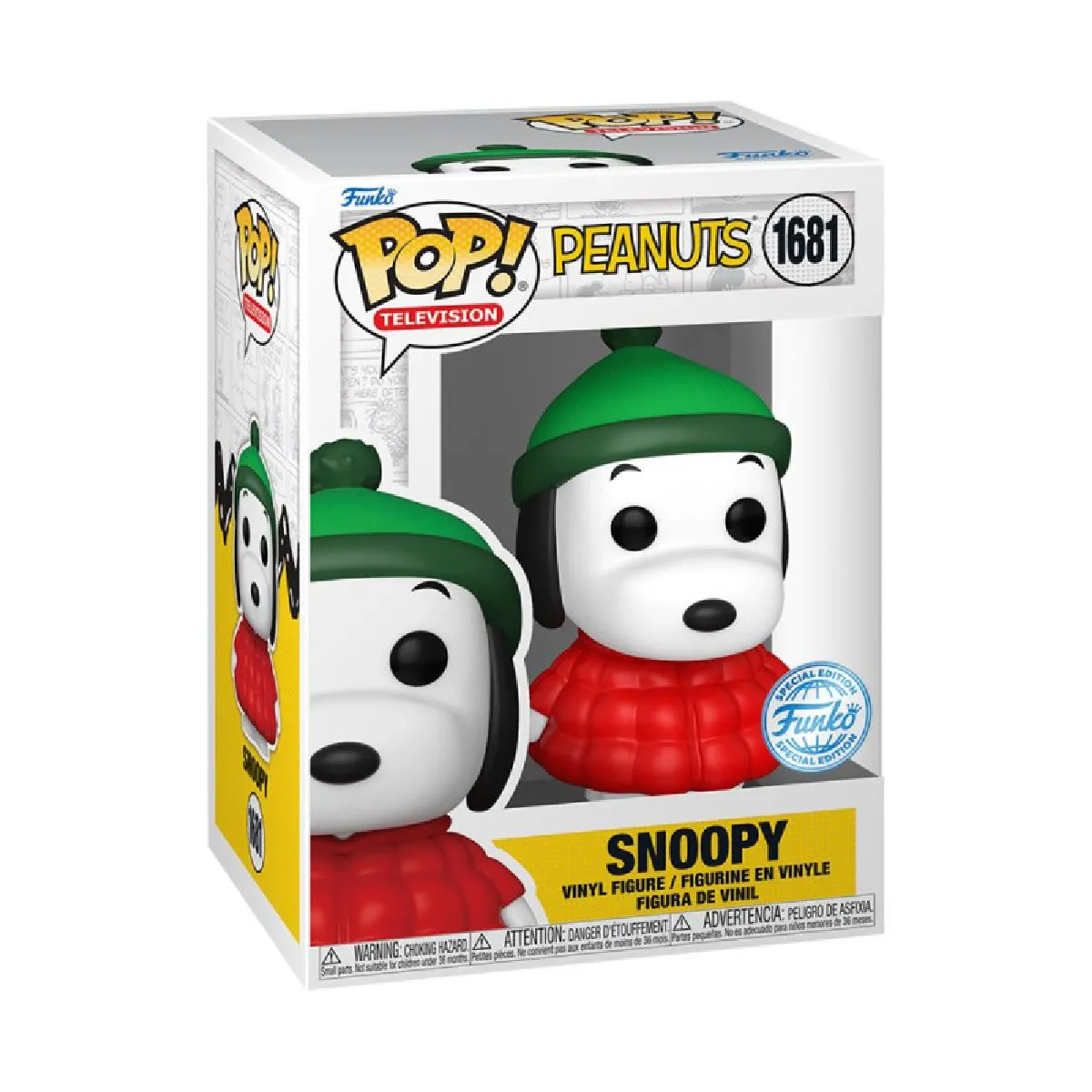 Figurine Funko Pop Animation Peanuts Snoopy in coat