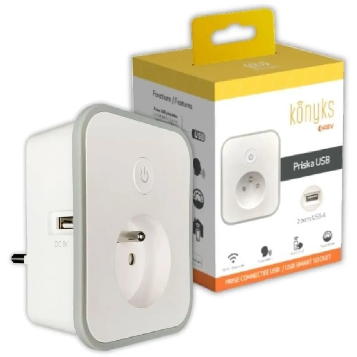 Konyks Prise Connectée Type E - 2 Prises