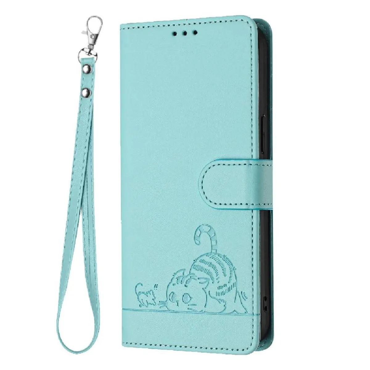 Générique Vert Coque Portefeuille Rfid Oukitel C57s