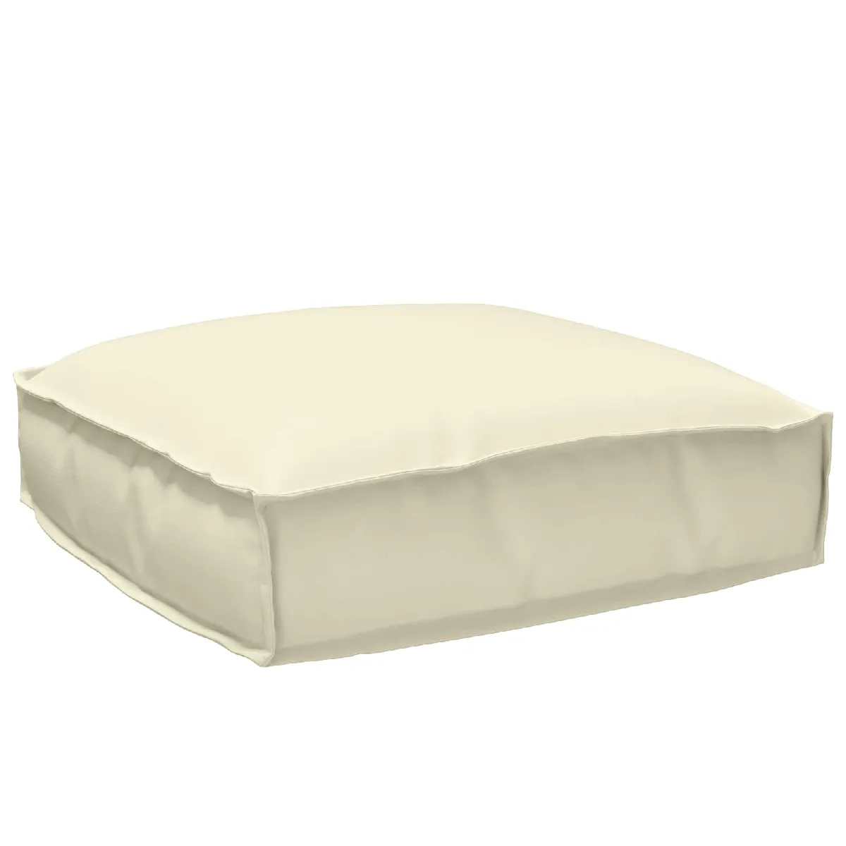 vidaXL Coussin d'extérieur Crème Polyester 50x50