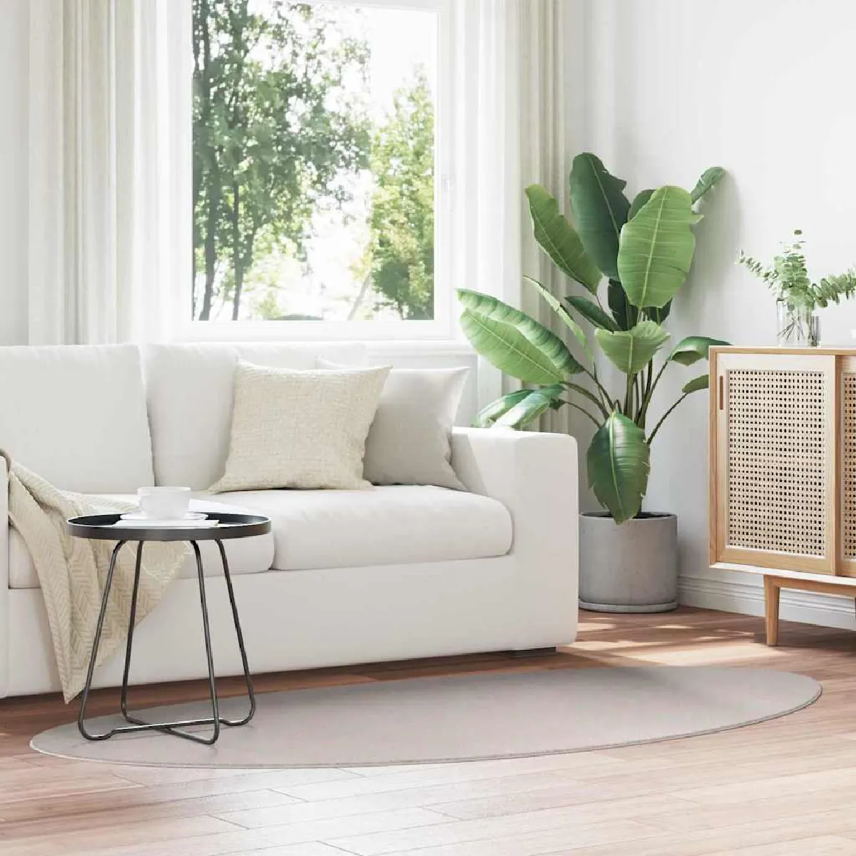 vidaXL Tapis HUARTE 100x200 cm - vue 2