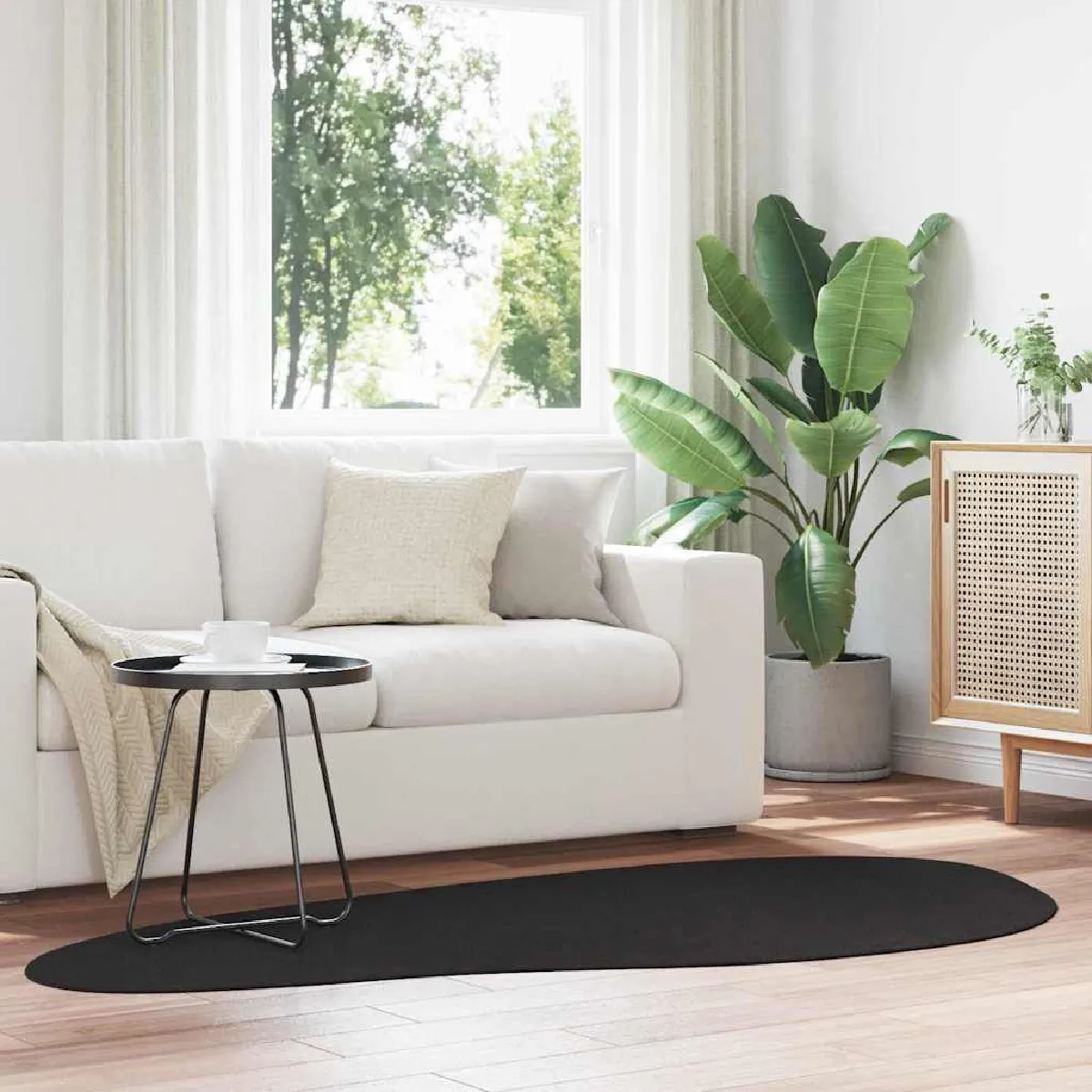 vidaXL Tapis HUARTE Pile court doux et lavable 100x200 cm