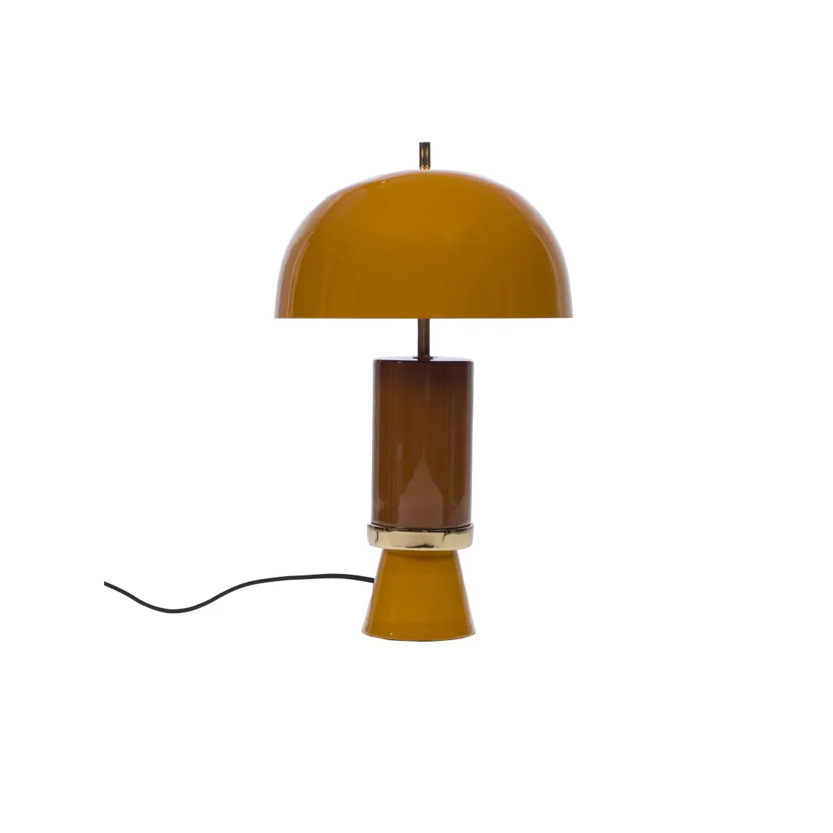 Amadeus Lampe à poser vintage - Jaune