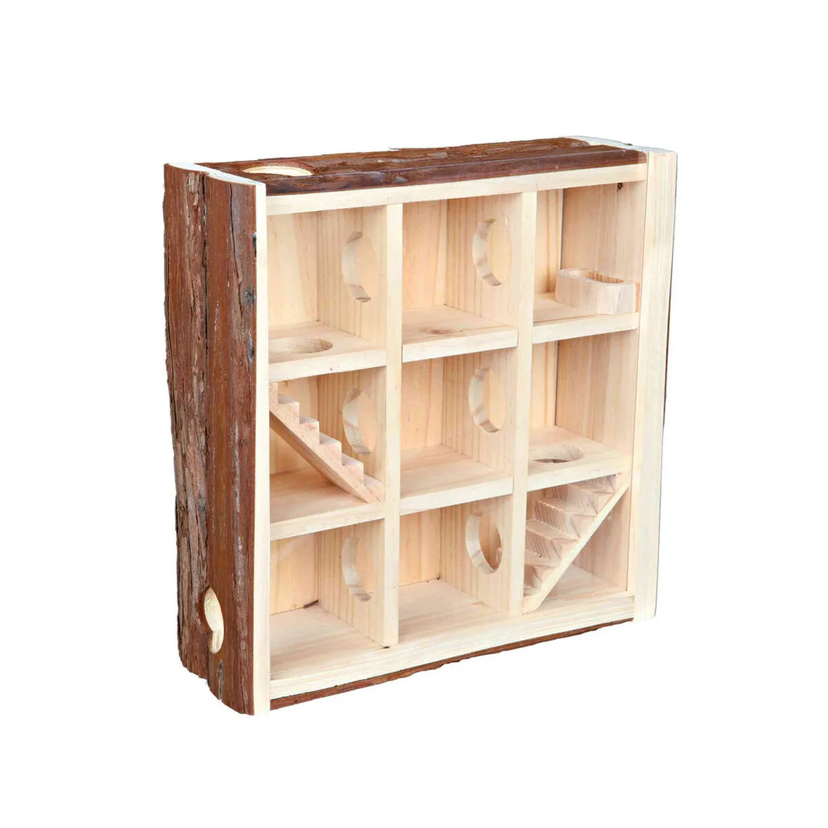 Trixie Jouet Pour Rongeurs En Bois - 30 × 30 × 10 Cm