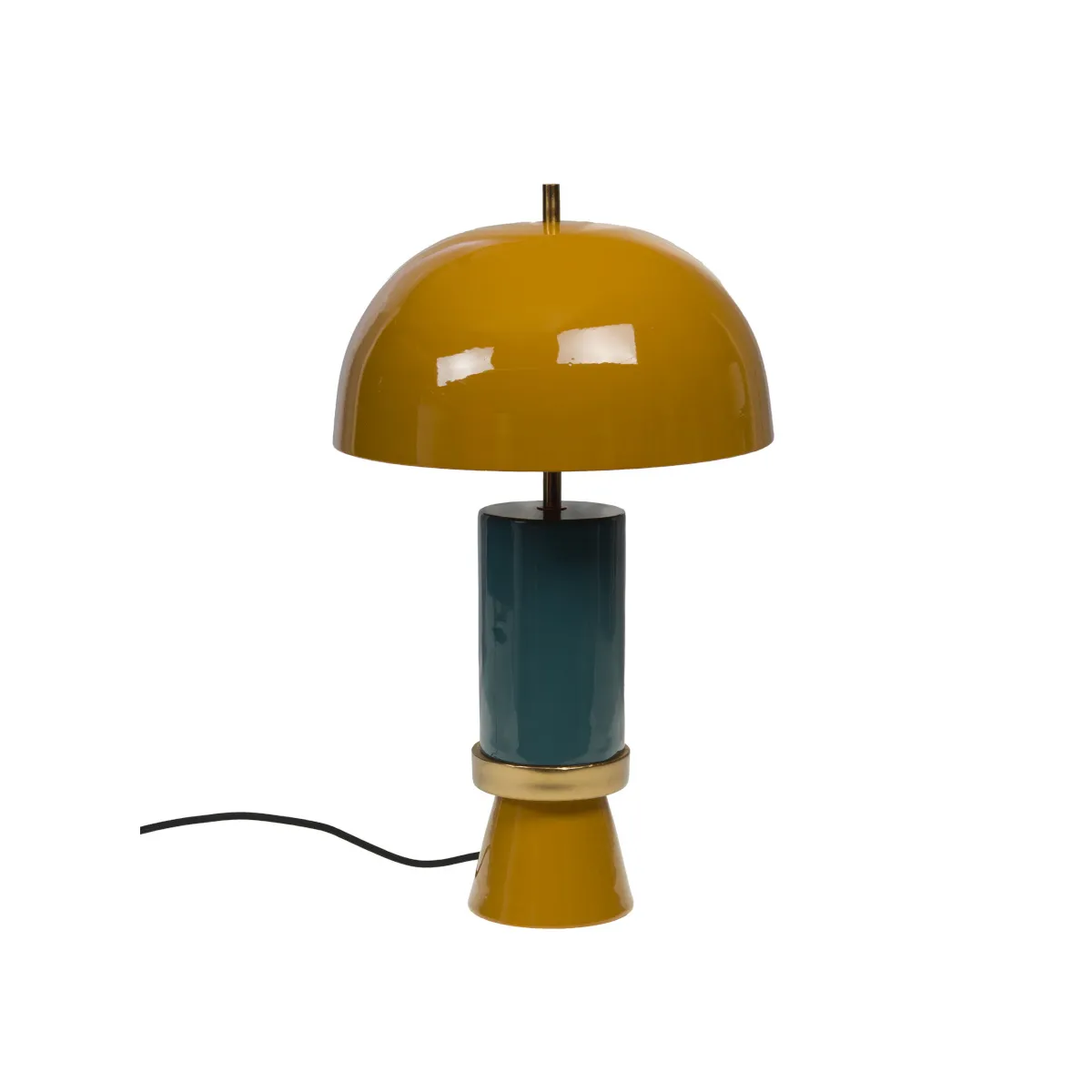 Amadeus Lampe à poser rétro - Jaune