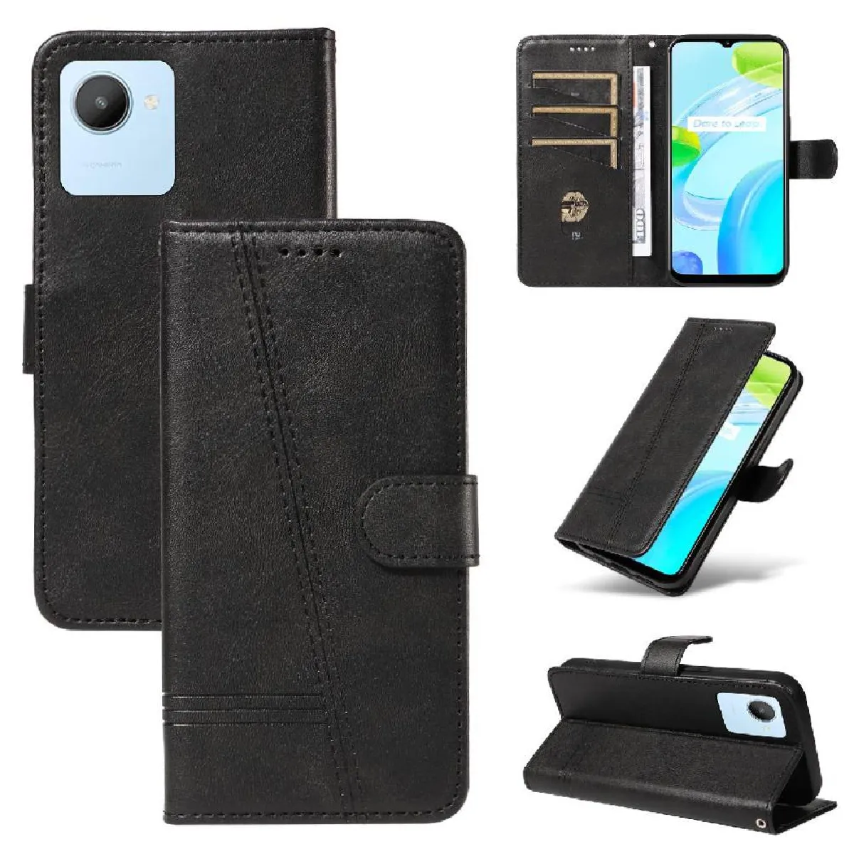Générique Noir Coque Realme Narzo 50I Prime Gangxun