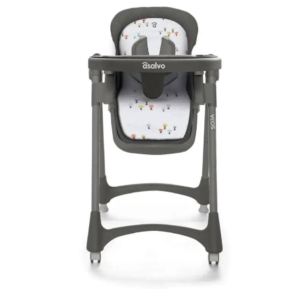 Asalvo Chaise haute bébé Soja - Gris Asalvo Chaise haute bébé Soja - Gris