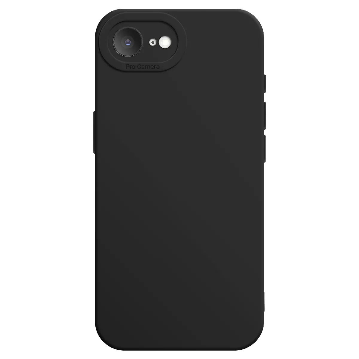 Avizar - Coque pour iPhone 16 - Silicone - Noir - Image 2