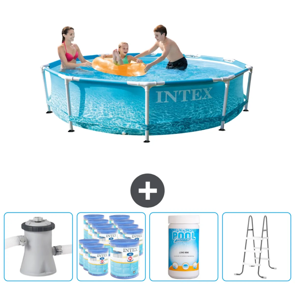 Poolomio Lot De 11 Inserts D'angle Pour Piscine Ronde à Parois En