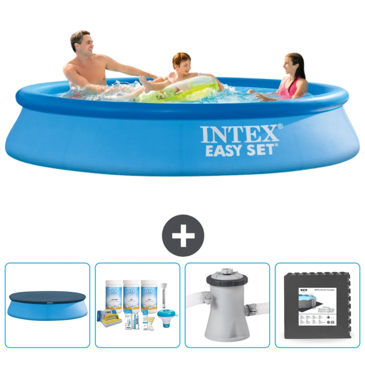Intex Easy Set - 305x61 cm Bleu - vue 1