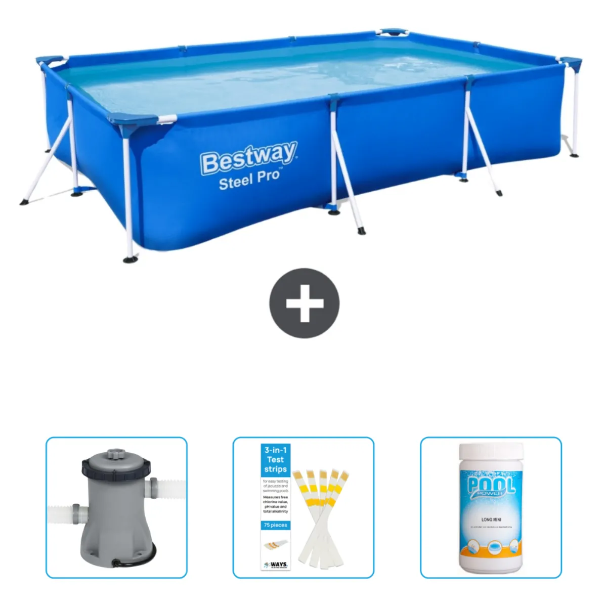 Piscine Bestway Steel Pro 300 x 201 x 66 cm - vue 7