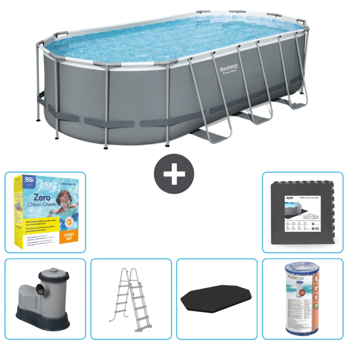 Bestway Power Steel 549x274x122 cm - vue 5