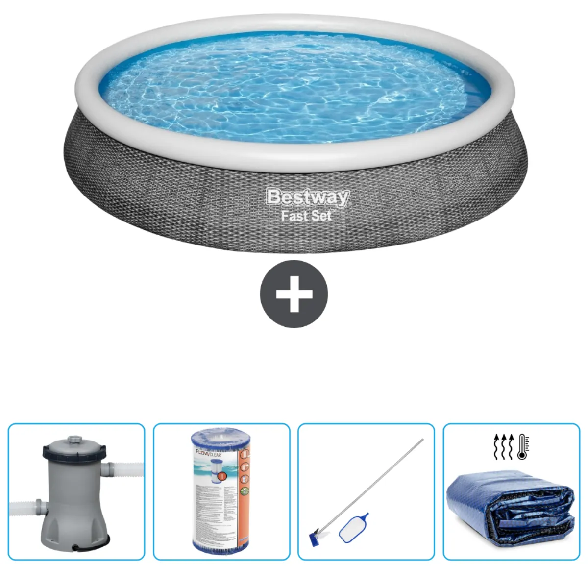 Bestway Piscine Fast Set 396 x 84 cm - vue 3