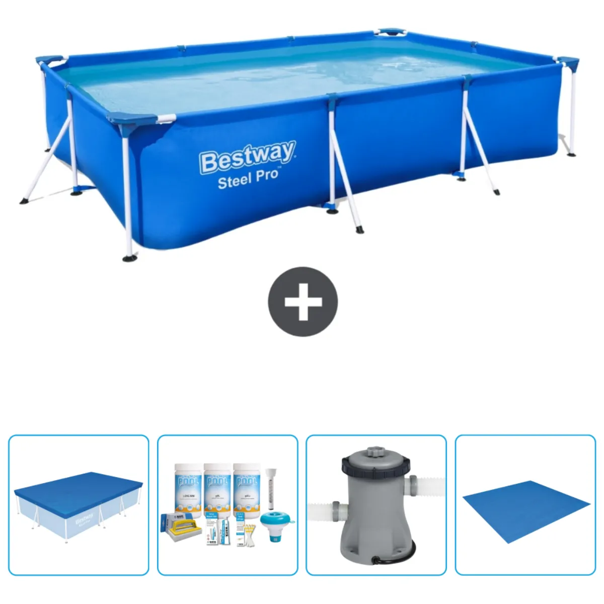 Piscine Bestway Steel Pro 300 x 201 x 66 cm - vue 5
