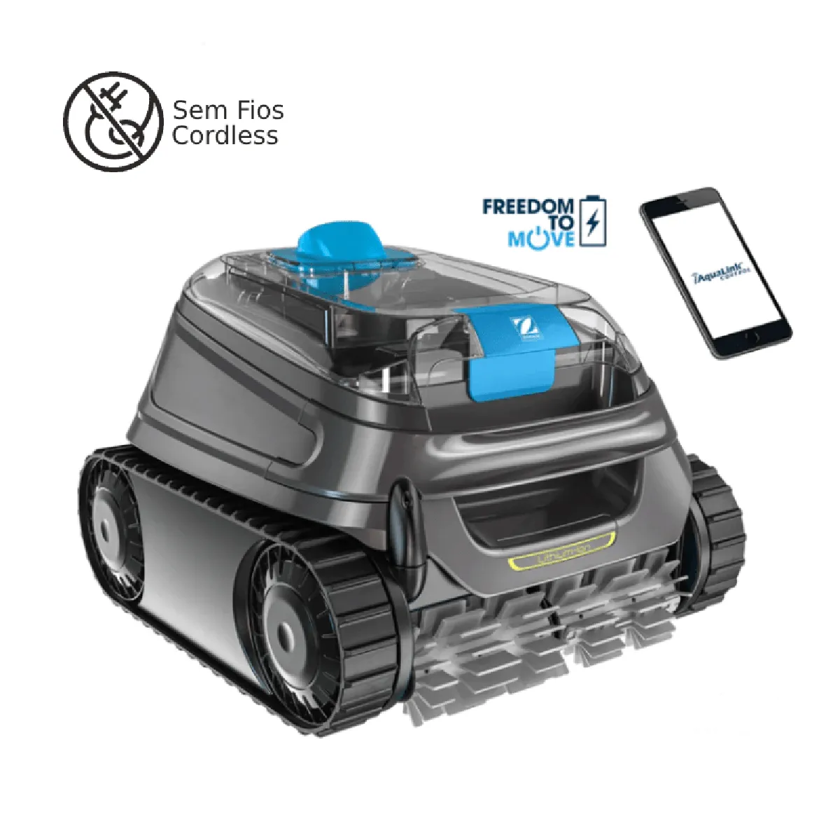 ZODIAC Aspirateur de piscine automatique sans fil CNX-Li 52 iQ robot nettoyeur de fond