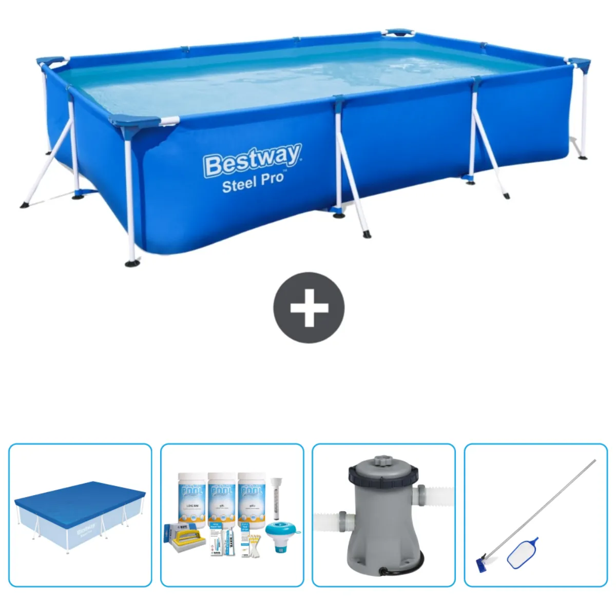 Piscine Bestway Steel Pro 300 x 201 x 66 cm - vue 4