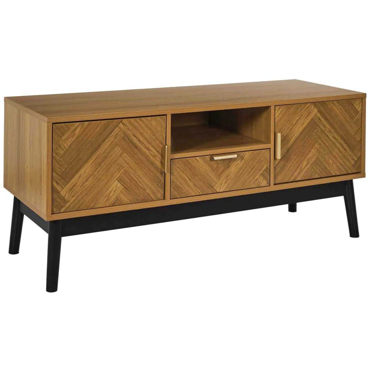 The home deco factory meuble TV Felix - Noir The home deco factory meuble TV Felix - Noir
