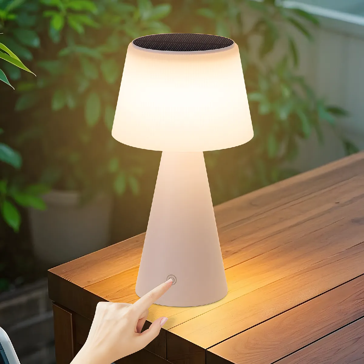 Zmh Lampe de bureau LED - Blanc