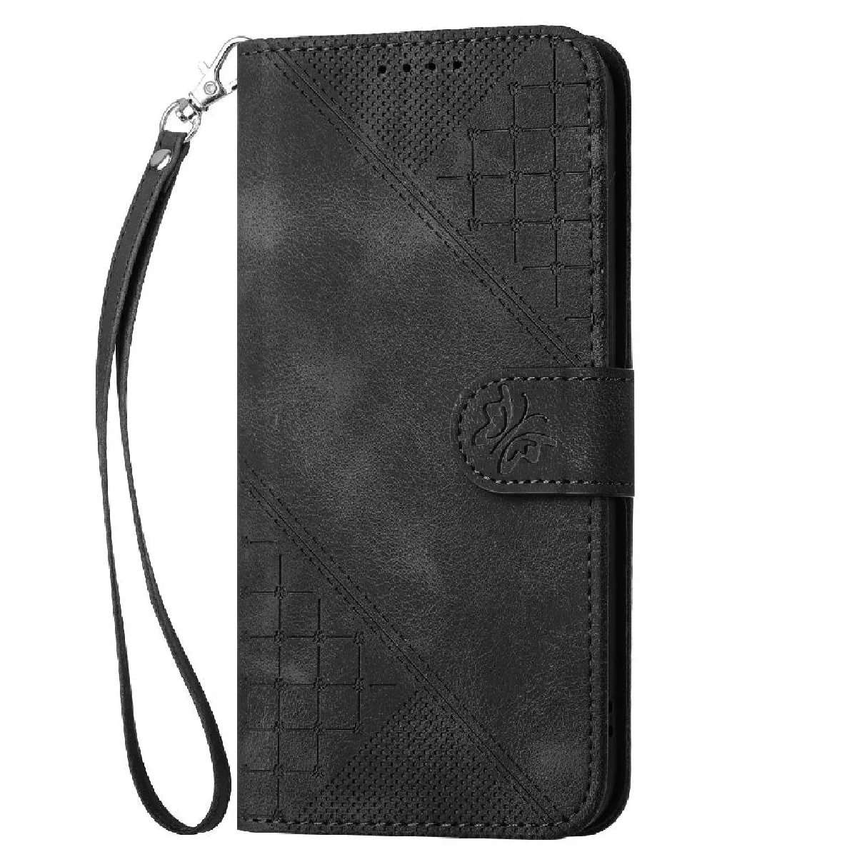 Générique Noir Coque En Similicuir Honor X8c