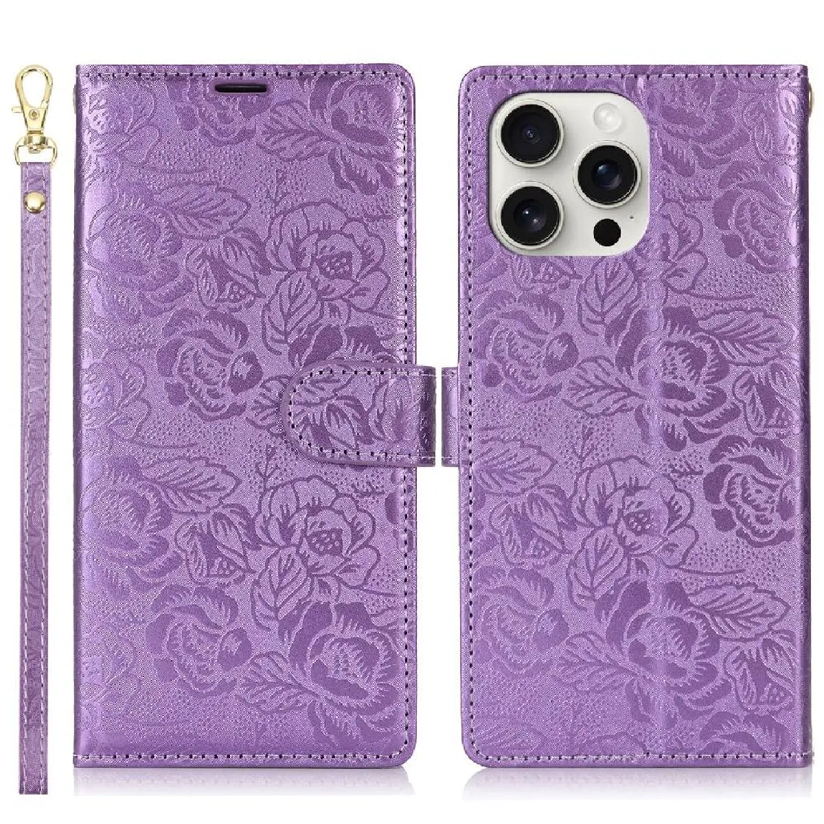 Générique Violet Iphone 13 Pro Étui Foxdock