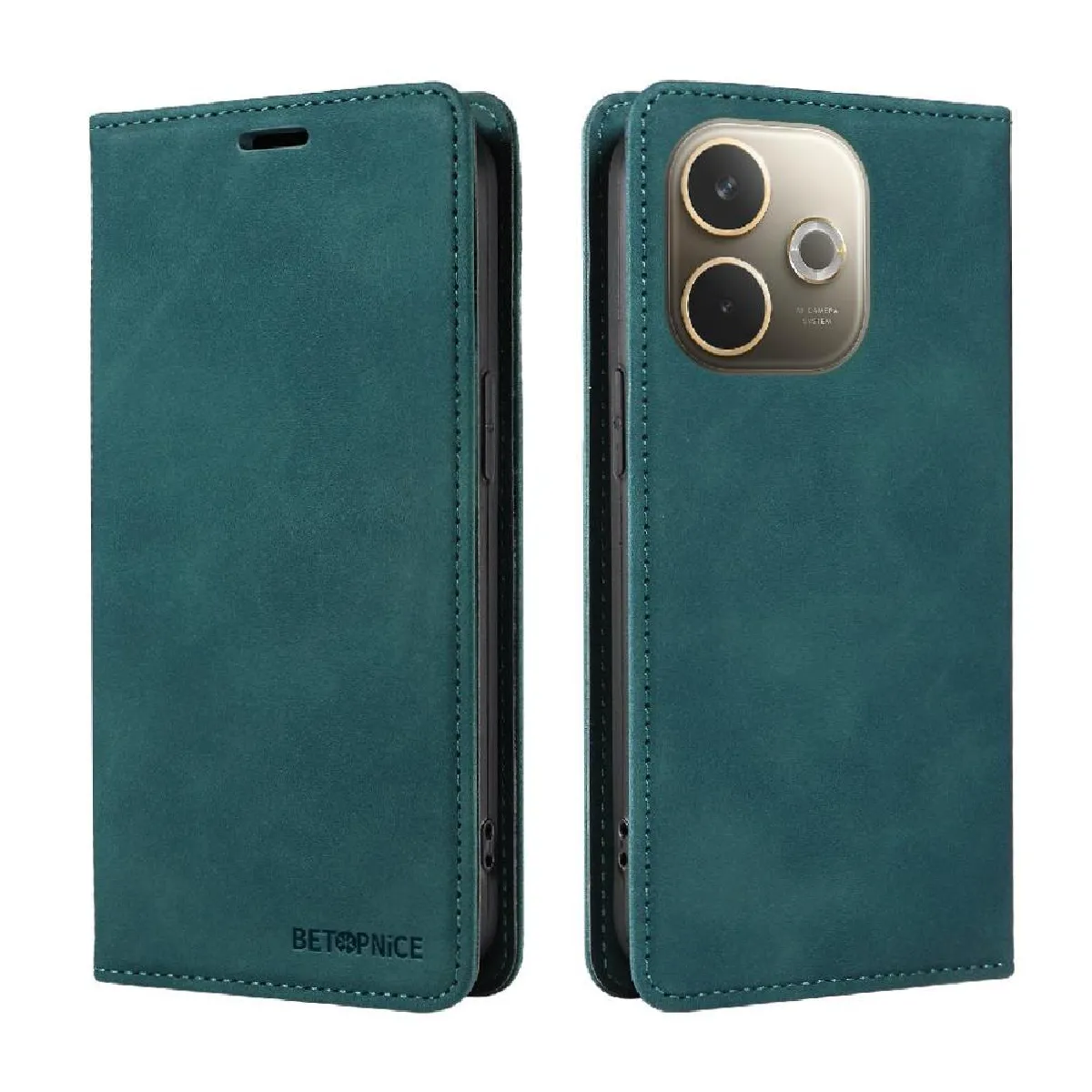 Générique Vert Coque Portefeuille Oppo A5 Pro