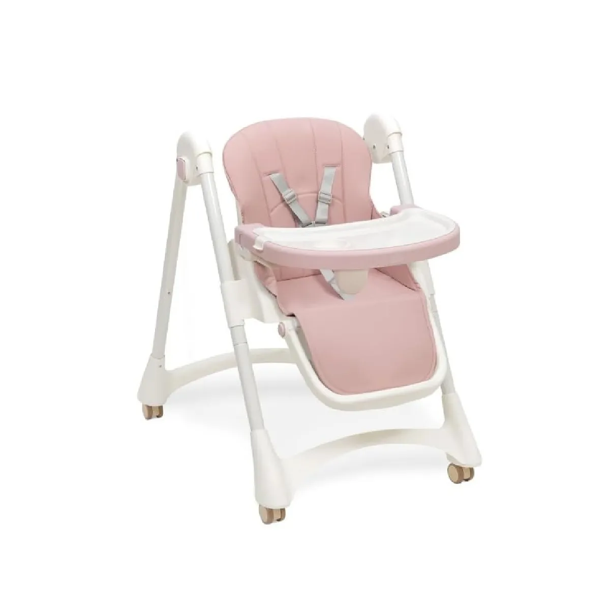 Chaise Haute evolutive Rose