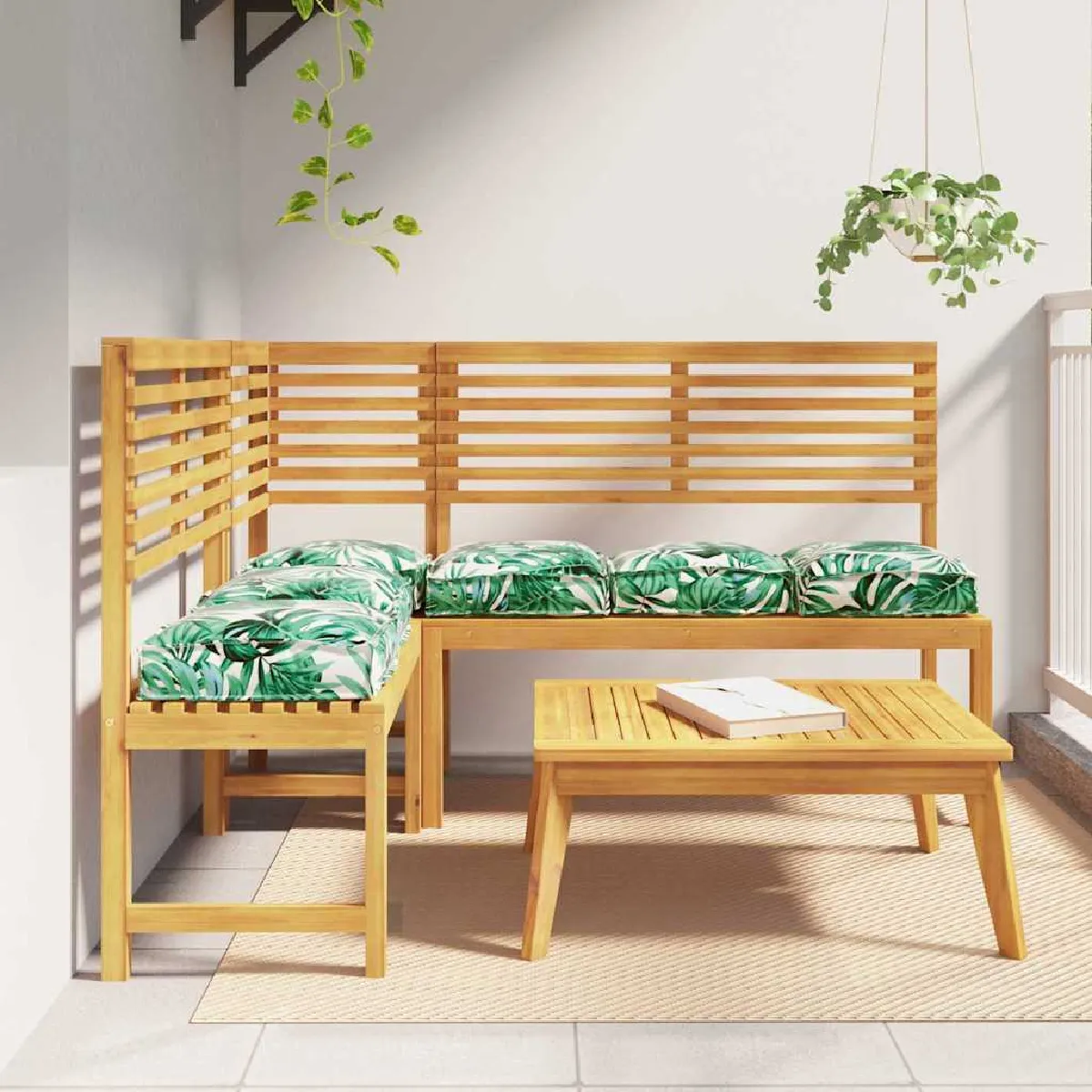 vidaXL Coussins de chaise jardin Lot 4 - vue 2