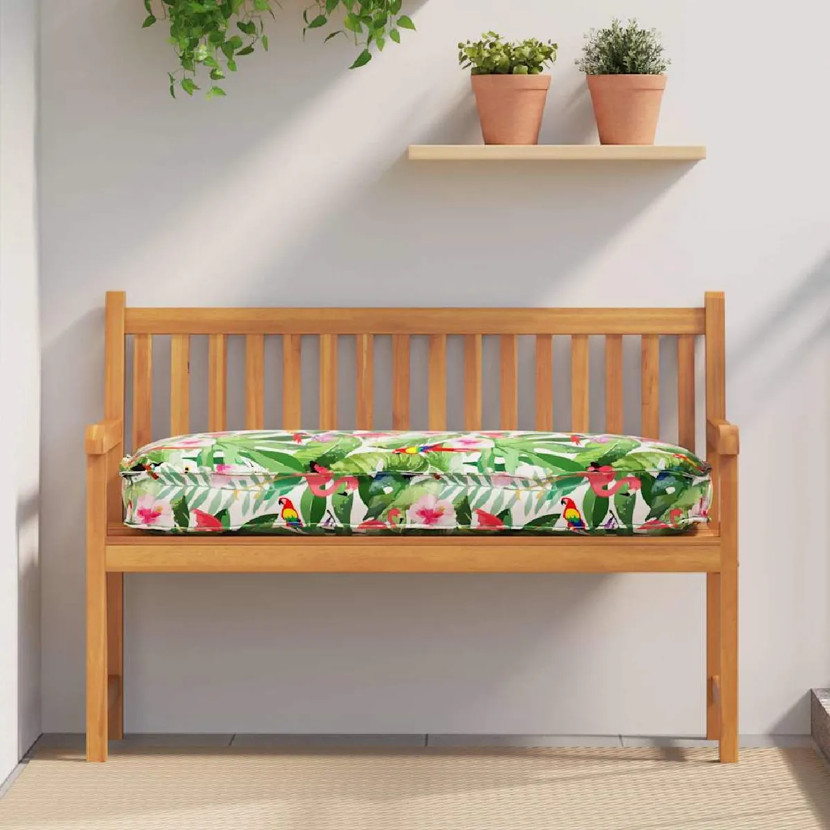 vidaXL Coussin d'extérieur Jungle Tropicale - vue 2