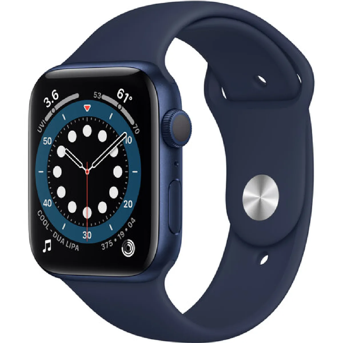 Apple Watch Series 6 GPS 44mm boîtier aluminium avec Bracelet Sport par Renewd - vue 1