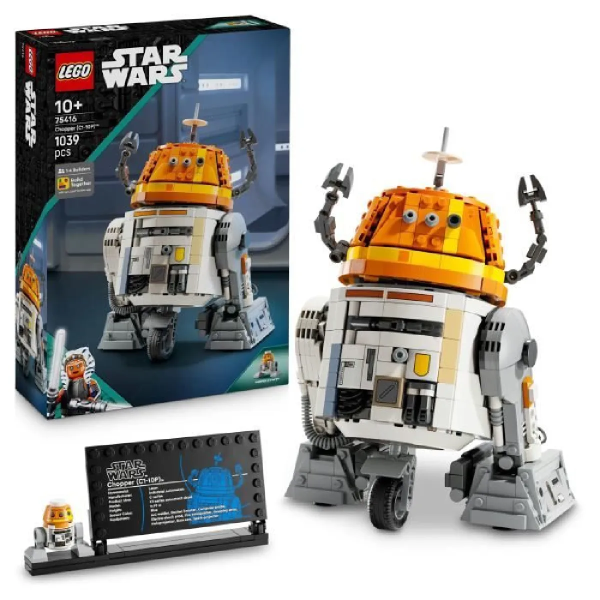 LEGO Star Wars 75416 Ahsoka Le Droïde Astromécano Chopper (C1-10P) LEGO Star Wars 75416 Ahsoka Le Droïde Astromécano Chopper (C1-10P)
