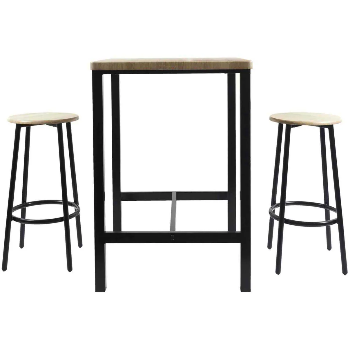 The home deco factory Tabouret de cuisine - Noir The home deco factory Tabouret de cuisine - Noir