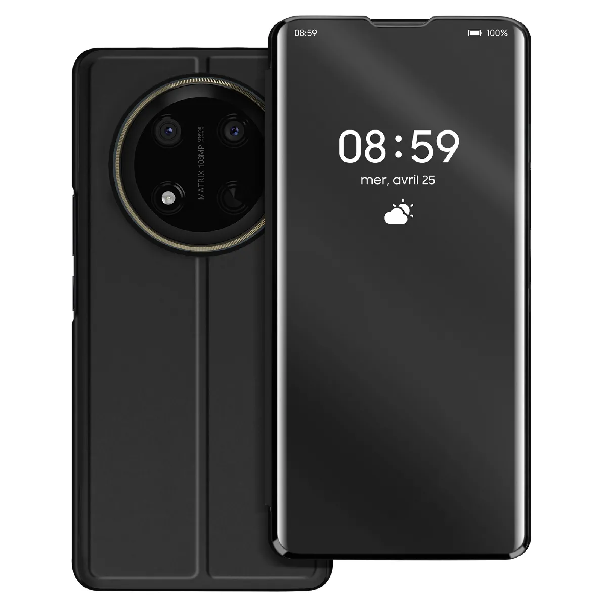 Avizar Noir Étui Pour Honor Magic 7 Lite