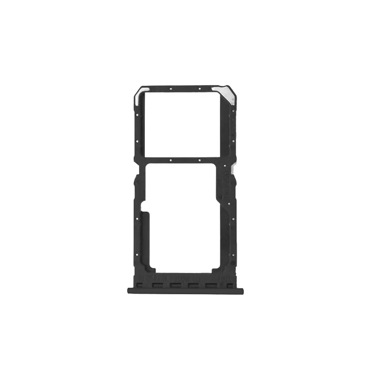 Avizar Noir Oppo A79 Tiroir Carte Sim