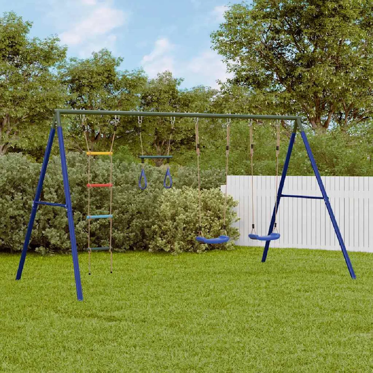 vidaXL Balançoire Extérieure Échelle - vue 2
