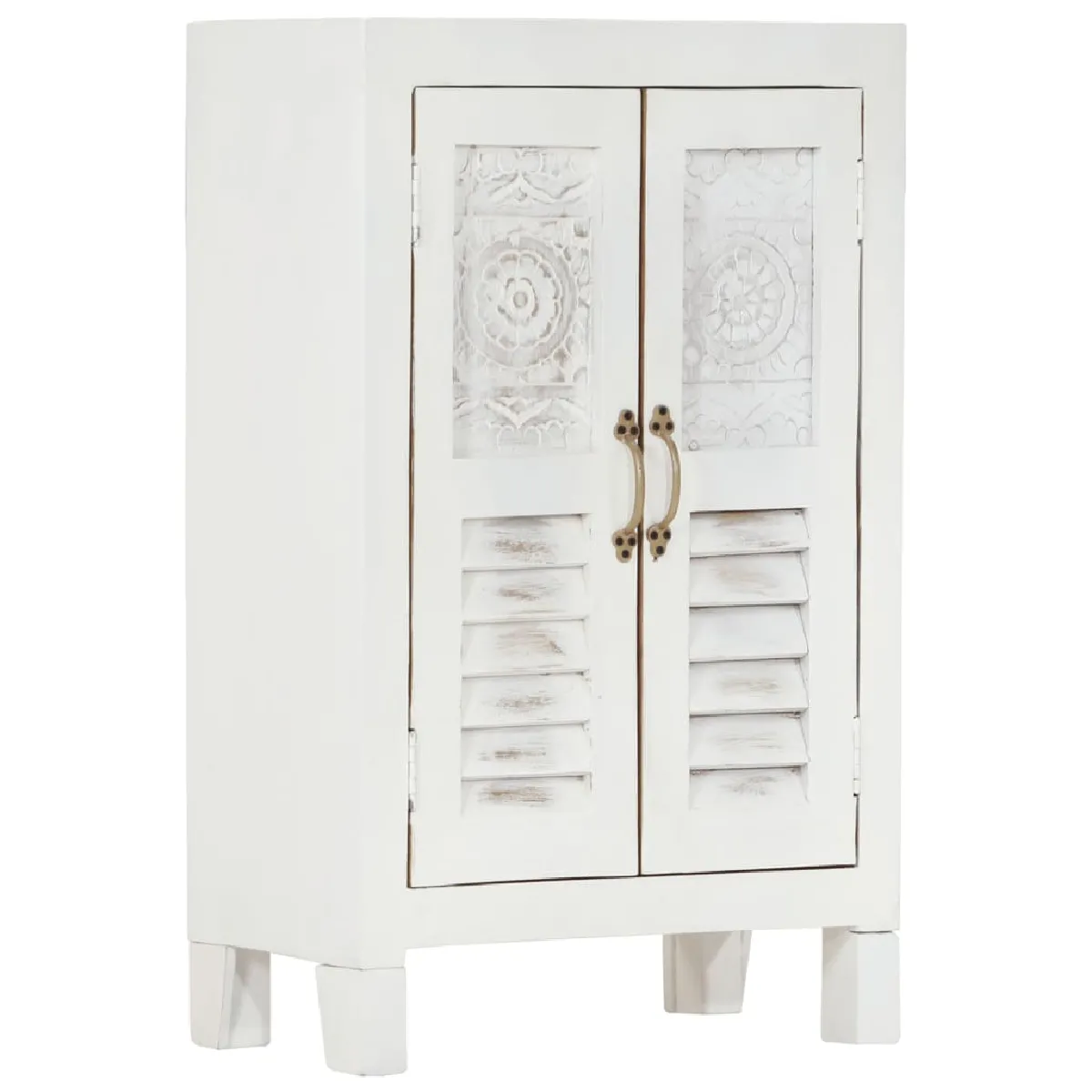 VidaXL Buffet Blanc 55x30x90 cm