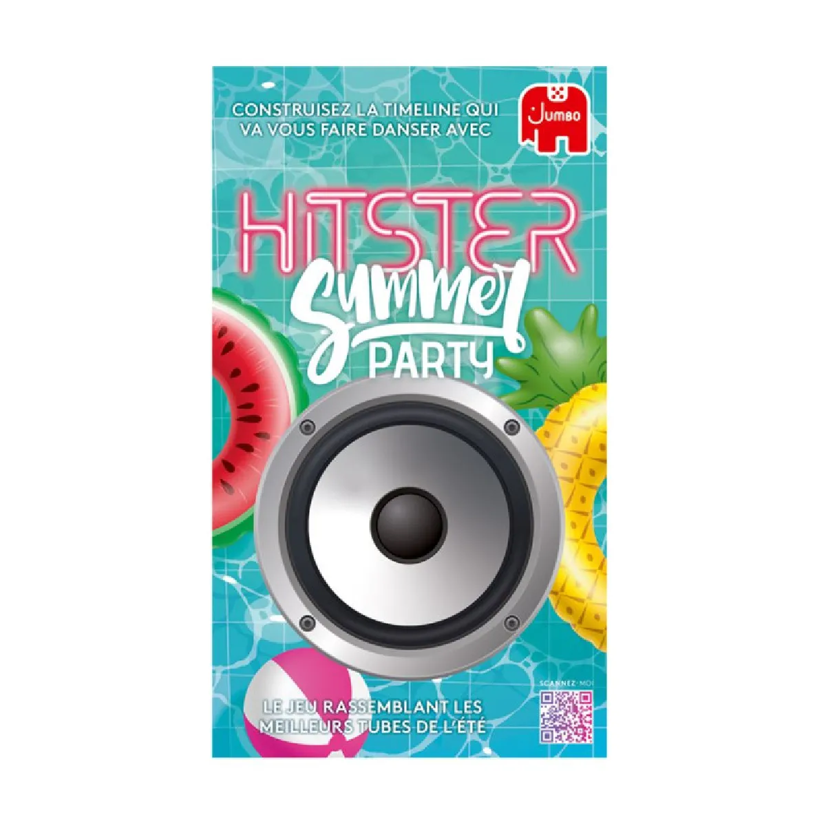 DUJARDIN  Jeu Hitster Summer Party - Bleu turquoise