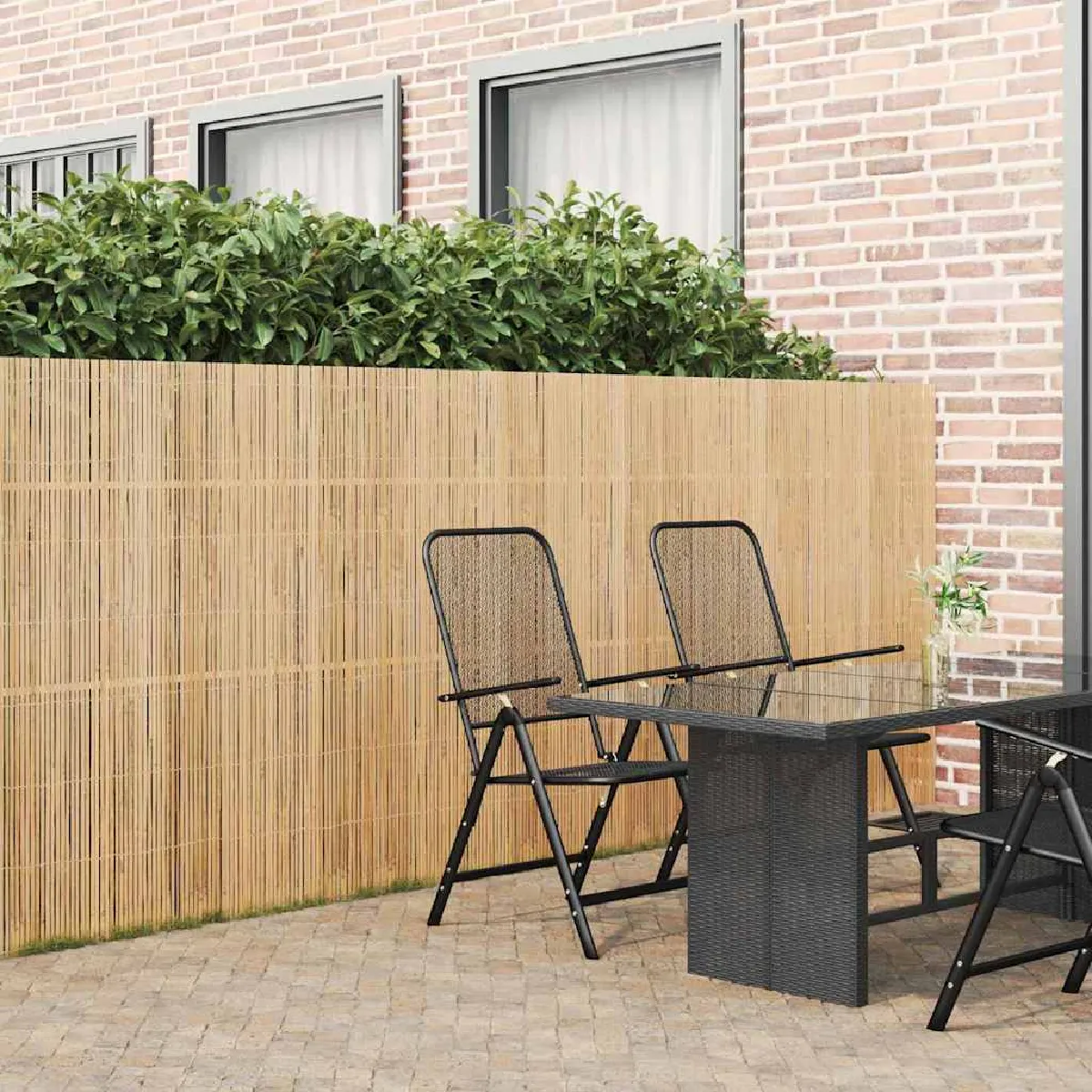 vidaXL Clôture en bambou 400x150 cm - vue 2