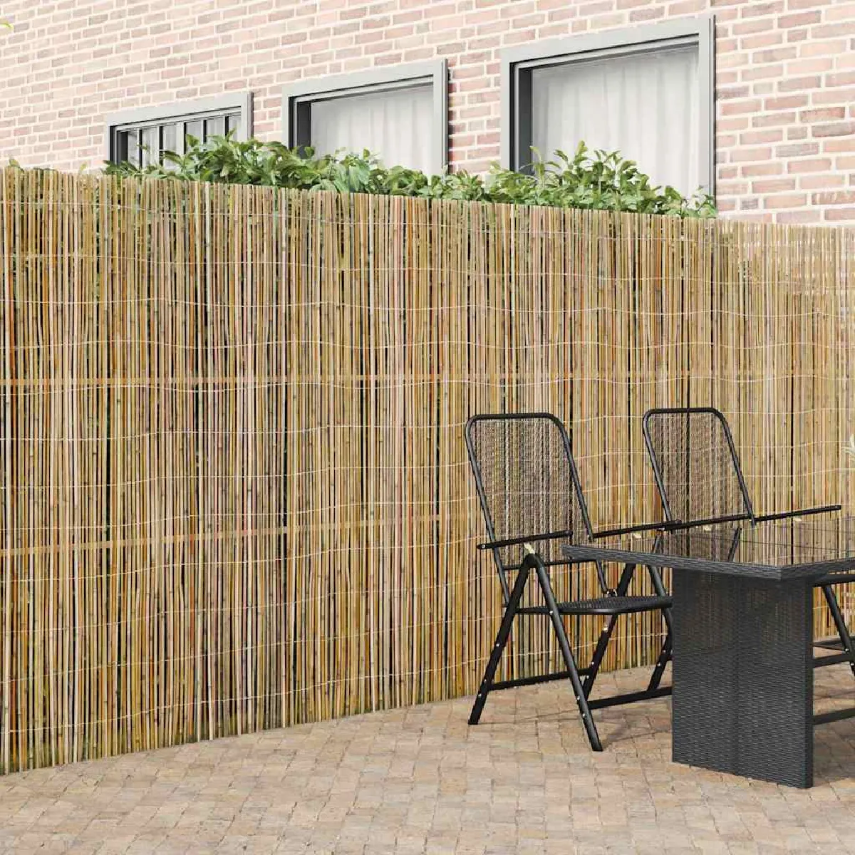 vidaXL Clôture en bambou 500x180 cm