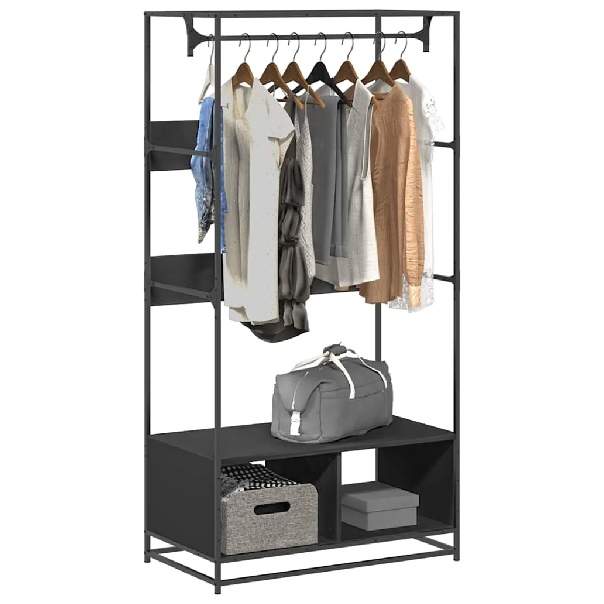 vidaXL Armoire 90x50x180 cm bois d’ingénierie