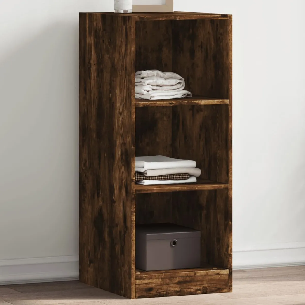 vidaXL Garde robe chêne fumé 48x41x102 cm bois d'ingénierie