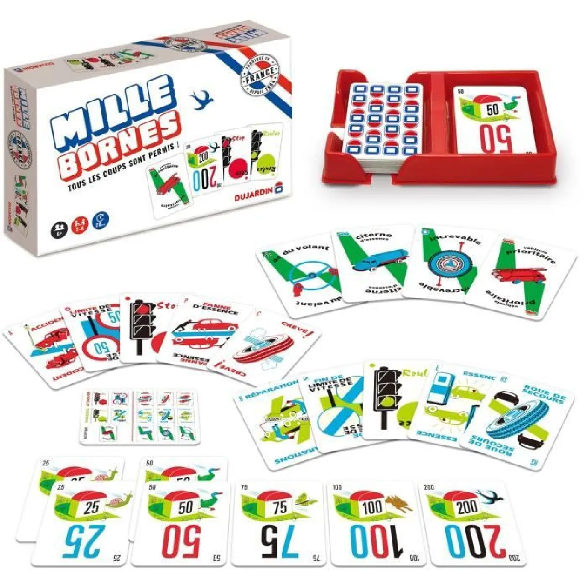 Dujardin Multicolore Jeu Classique Miles Bornes Classiques - Image 3