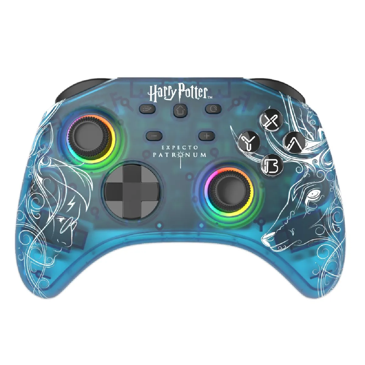 Freaks And Geeks Translucide Lumineuse Patronus Manette Switch Sans Fil