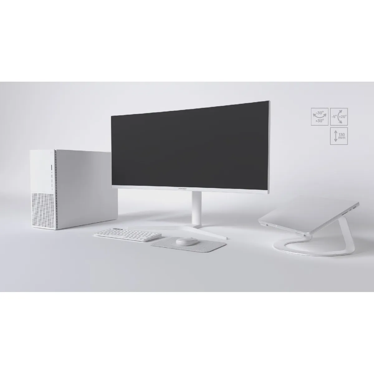 Japannext Moniteur Lcd 86,4Cm Jn-Ips340uwqhd60c-C65w- Cee E (A - G) 86.4 Cm 34 Pouces 3440 X 1440 Pixels 21:9 5 Ms Ips Lcd - Image 2