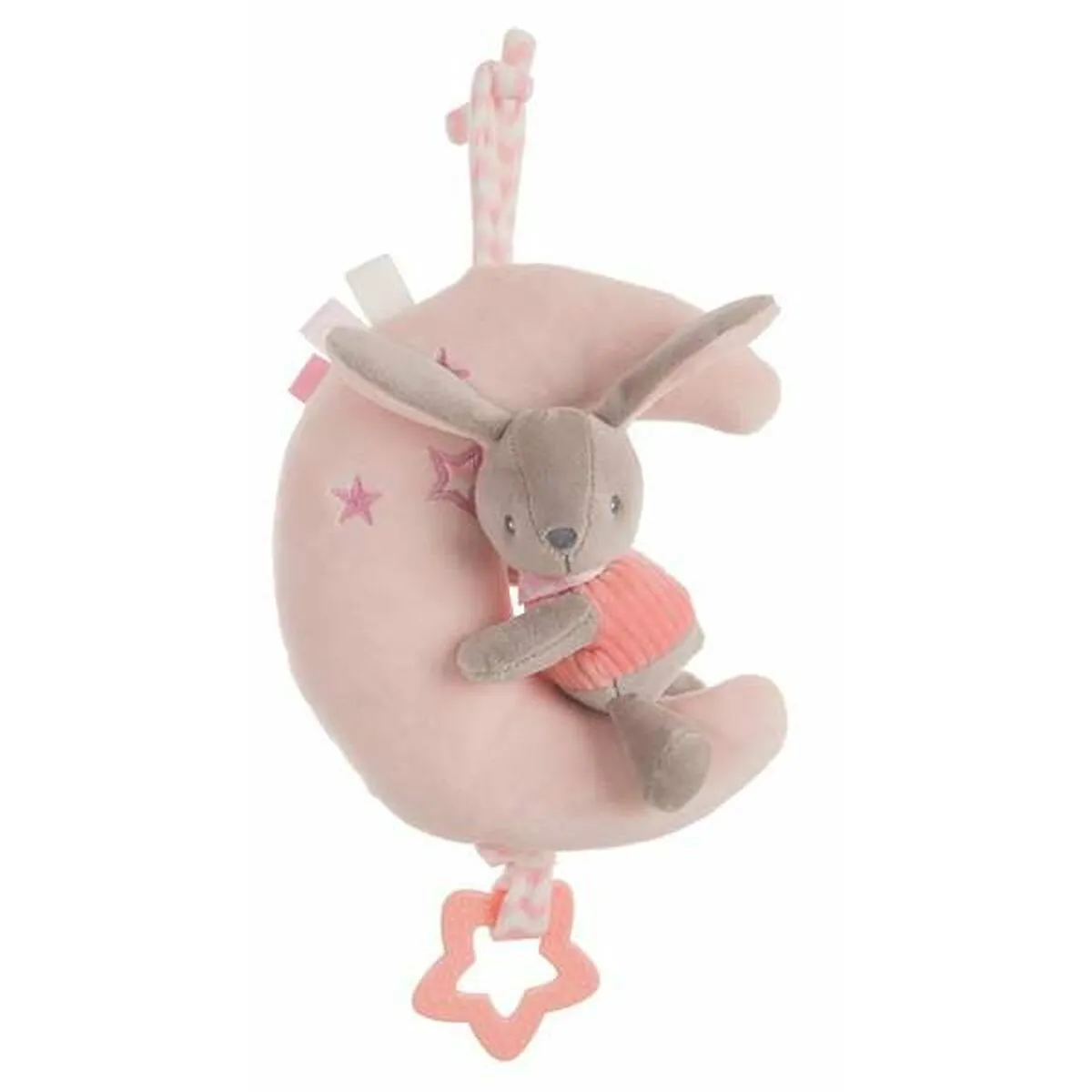 Jouet Peluche Moon Lapin Rose 25 cm Jouet Peluche Moon Lapin Rose 25 cm